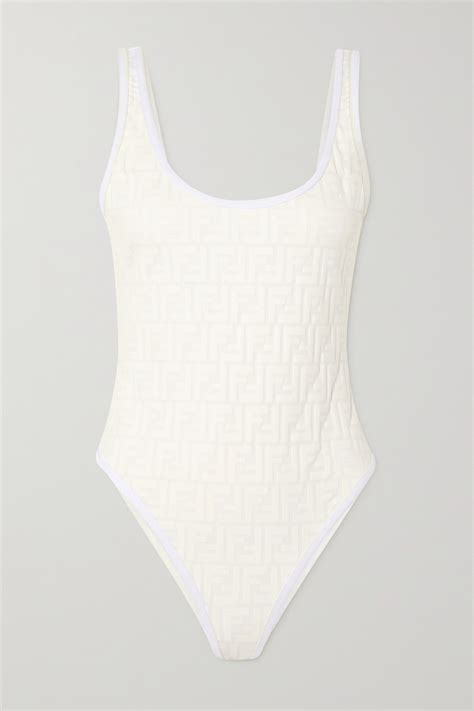 fendi embossed swimsuit|fendi swimsuit bodysuit.